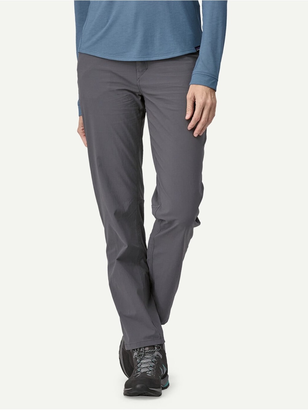 Patagonia women’s quandary forge grey pants hiking gorpcore granola outdoors